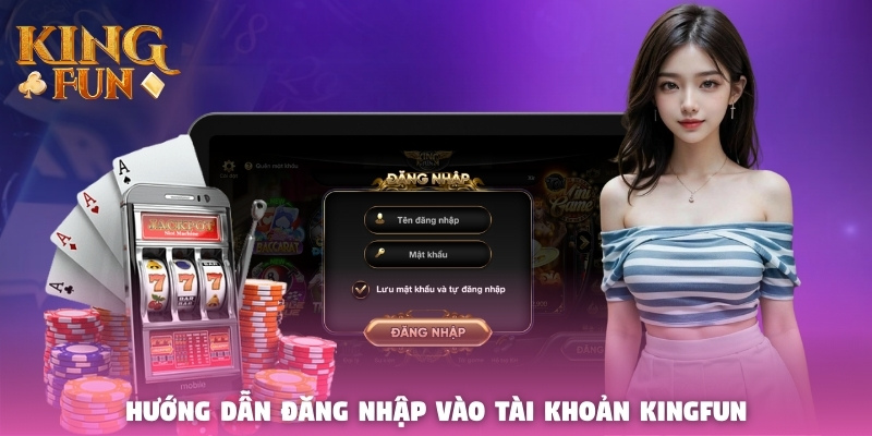 Hướng dẫn đăng nhập vào tài khoản Kingfun Hướng dẫn đăng nhập vào tài khoản Kingfun